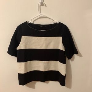 Black and white  Zara top